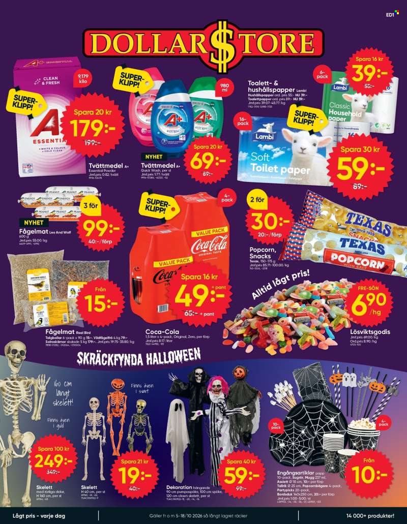 DollarStore reklamblad - 5/10 2026 - 18/10 2026.