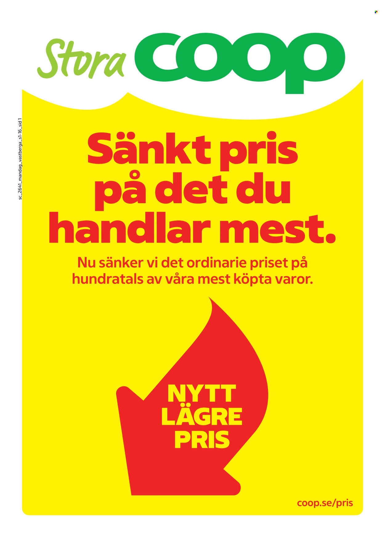 Stora Coop reklamblad - 5/10 2026 - 11/10 2026. Sida 1