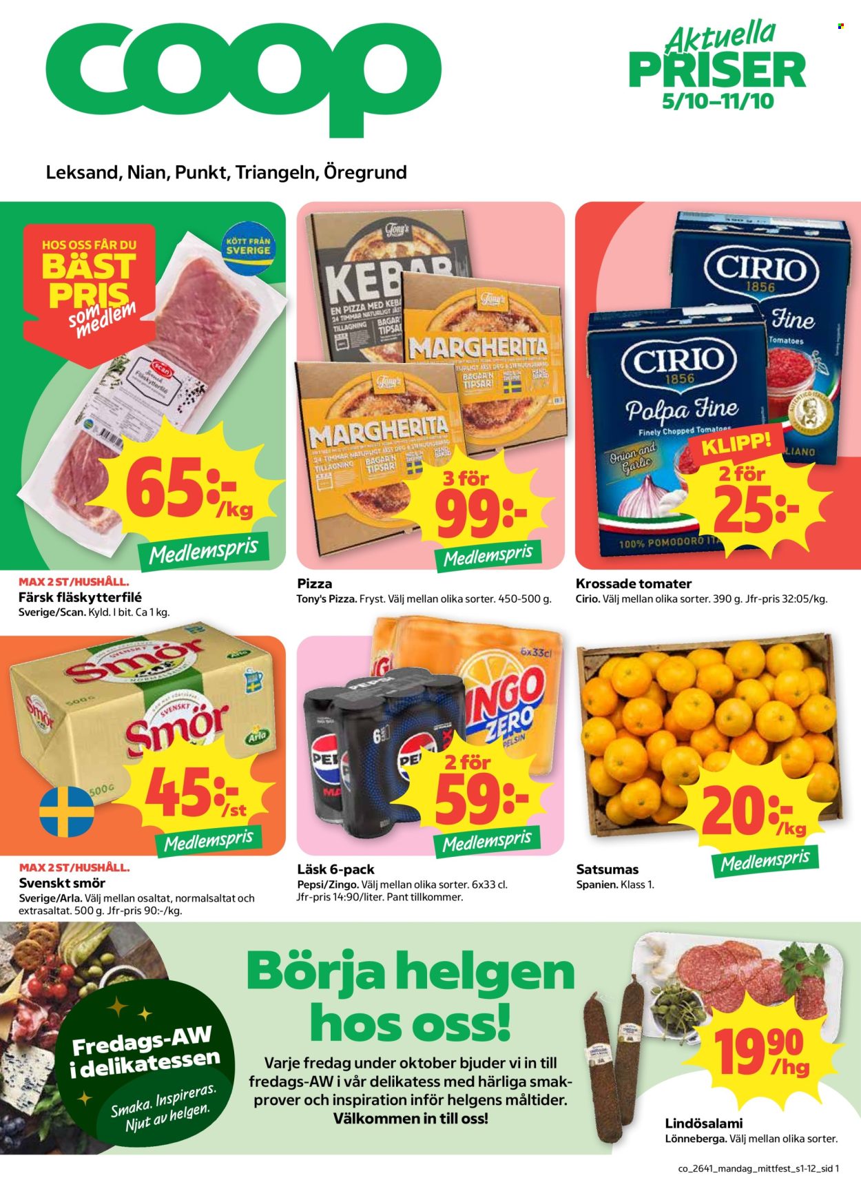 Coop reklamblad - 5/10 2026 - 11/10 2026. Sida 1