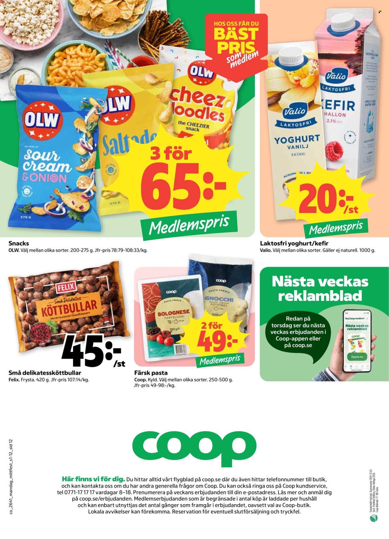 Coop reklamblad - 5/10 2026 - 11/10 2026. Sida 12