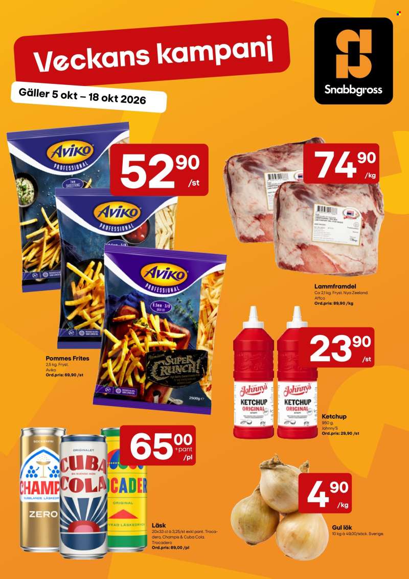 Snabbgross reklamblad - 5/10 2026 - 18/10 2026.