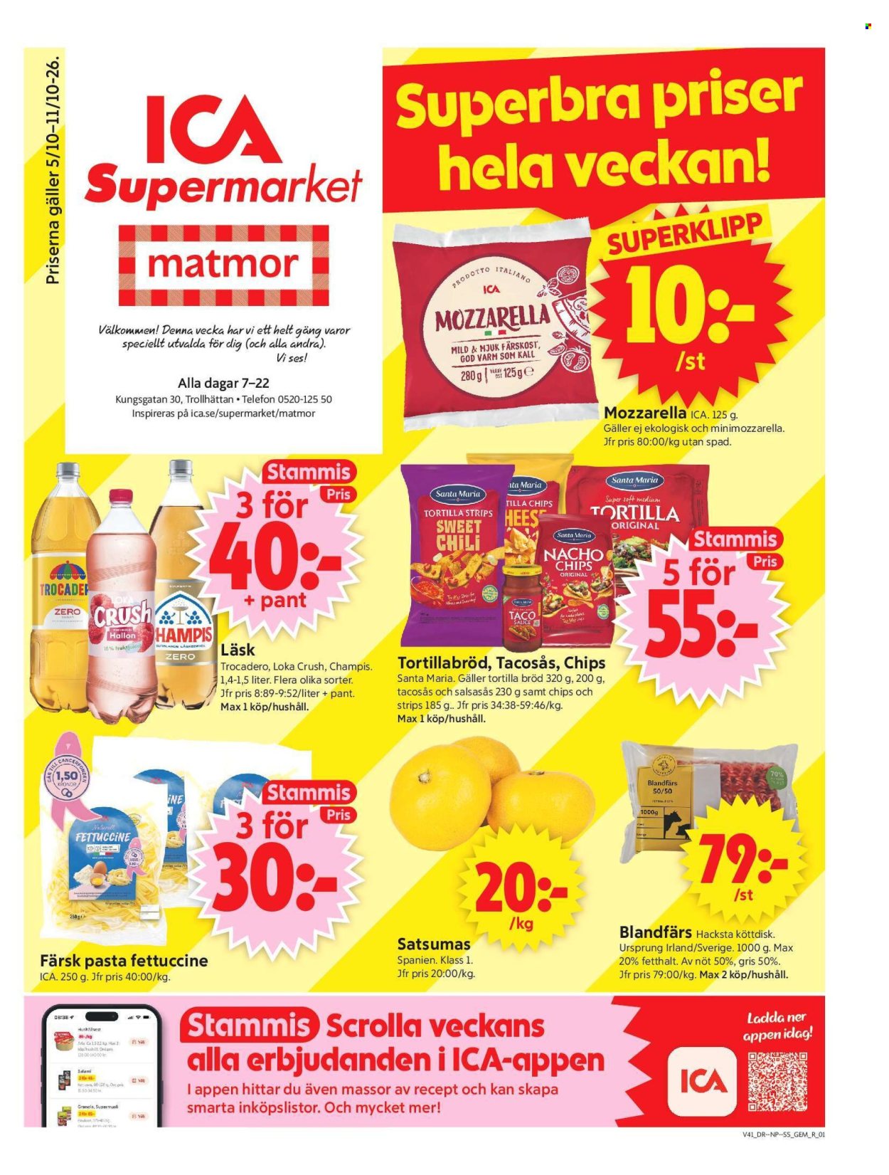 ICA reklamblad - 5/10 2026 - 11/10 2026. Sida 1
