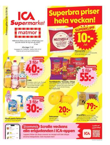 ICA reklamblad - 5/10 2026 - 11/10 2026.
