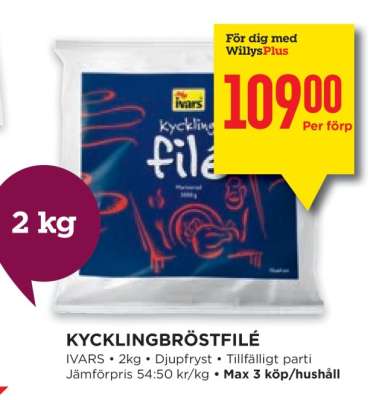 KYCKLINGBRÖSTFILÉ