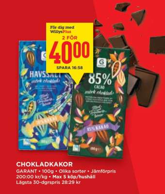 Chokladkakor