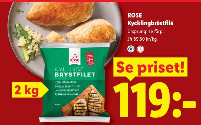 ROSE Kycklingbröstfilé