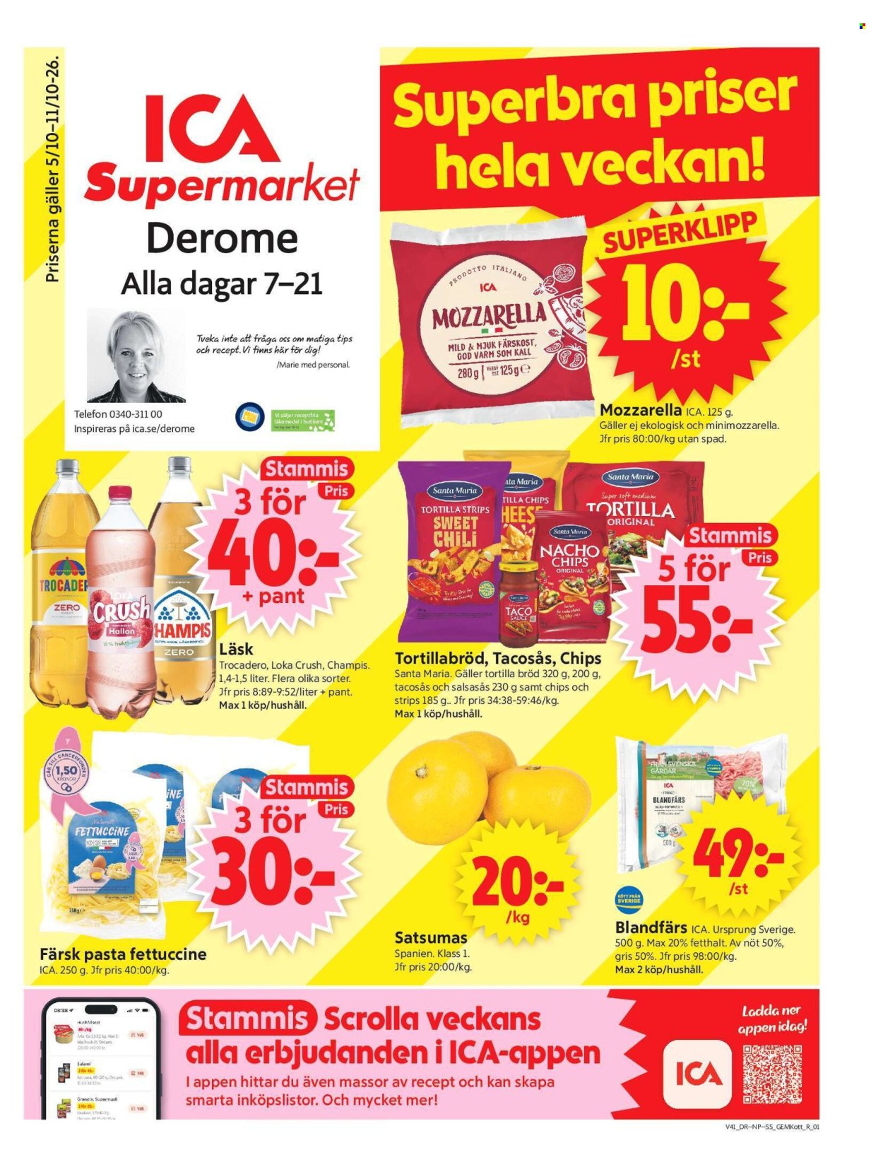 ICA reklamblad - 5/10 2026 - 11/10 2026. Sida 1