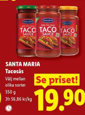 SANTA MARIA TACOSÅS