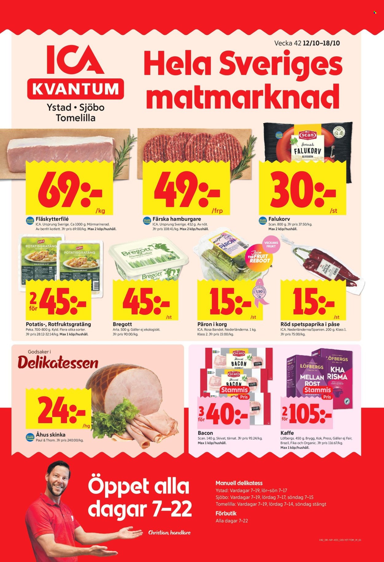 ICA reklamblad - 12/10 2026 - 18/10 2026. Sida 1