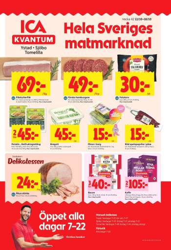 ICA reklamblad - 12/10 2026 - 18/10 2026.