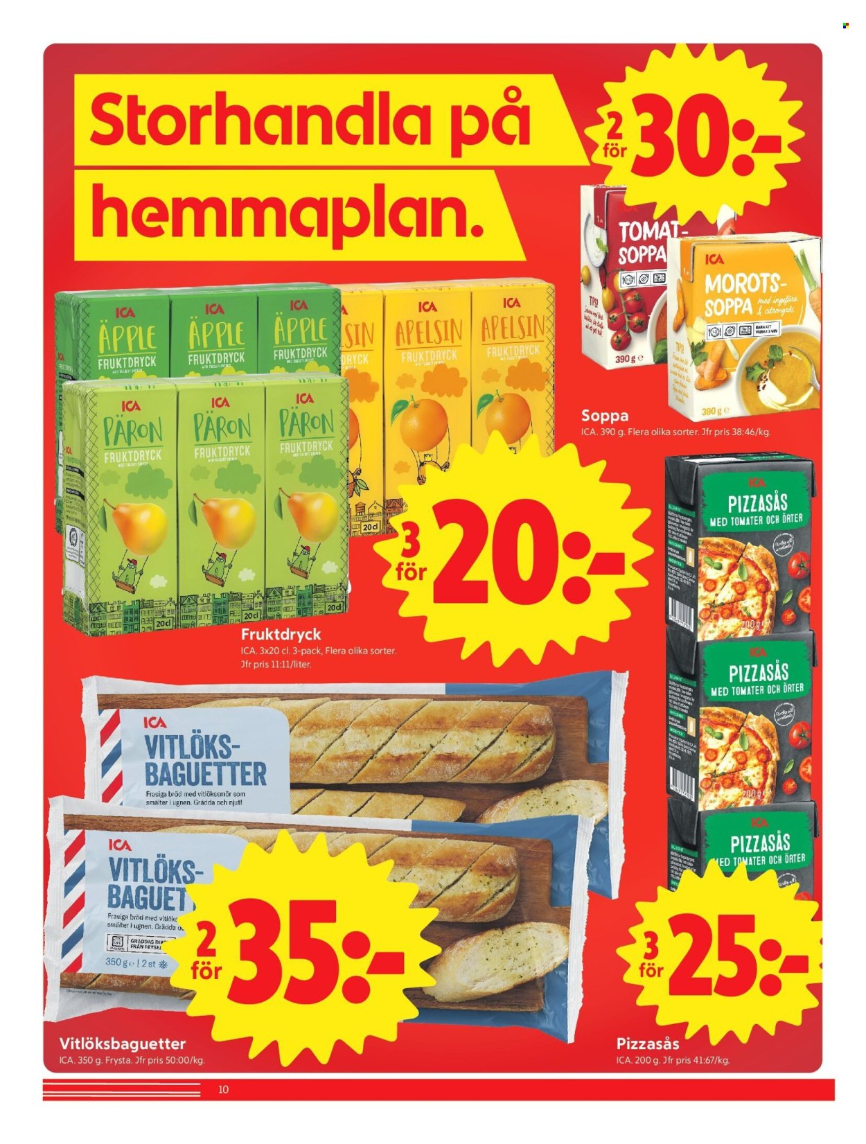 ICA reklamblad - 12/10 2026 - 18/10 2026. Sida 10