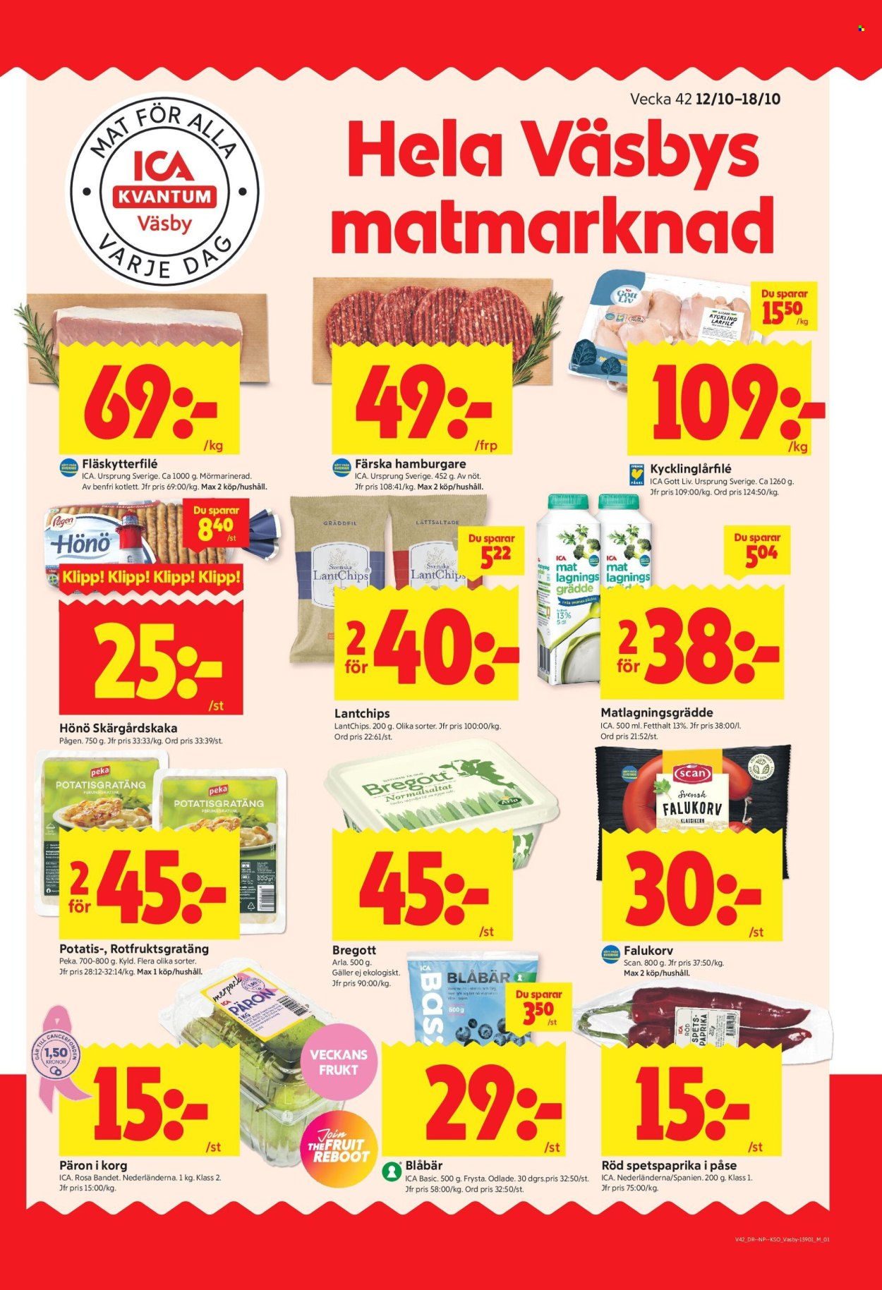 ICA reklamblad - 12/10 2026 - 18/10 2026. Sida 1