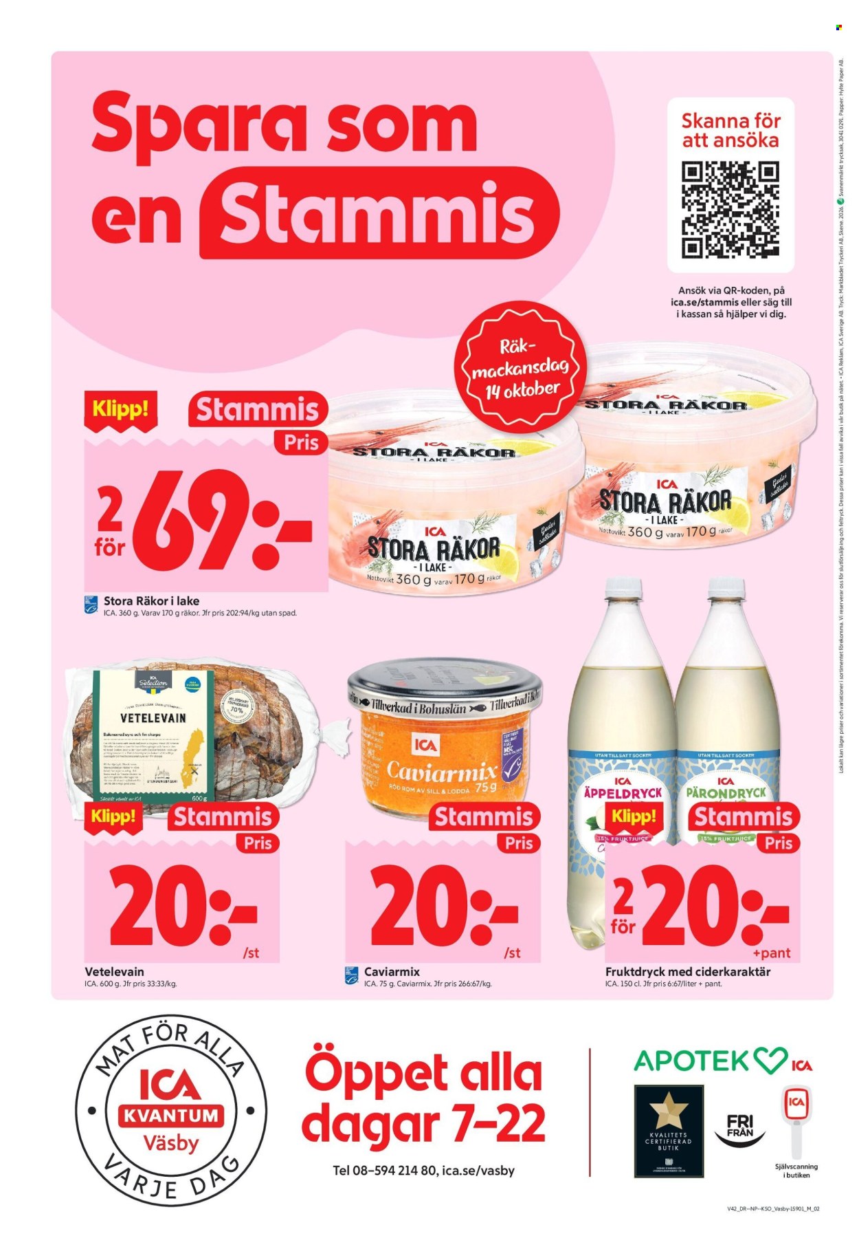 ICA reklamblad - 12/10 2026 - 18/10 2026. Sida 8