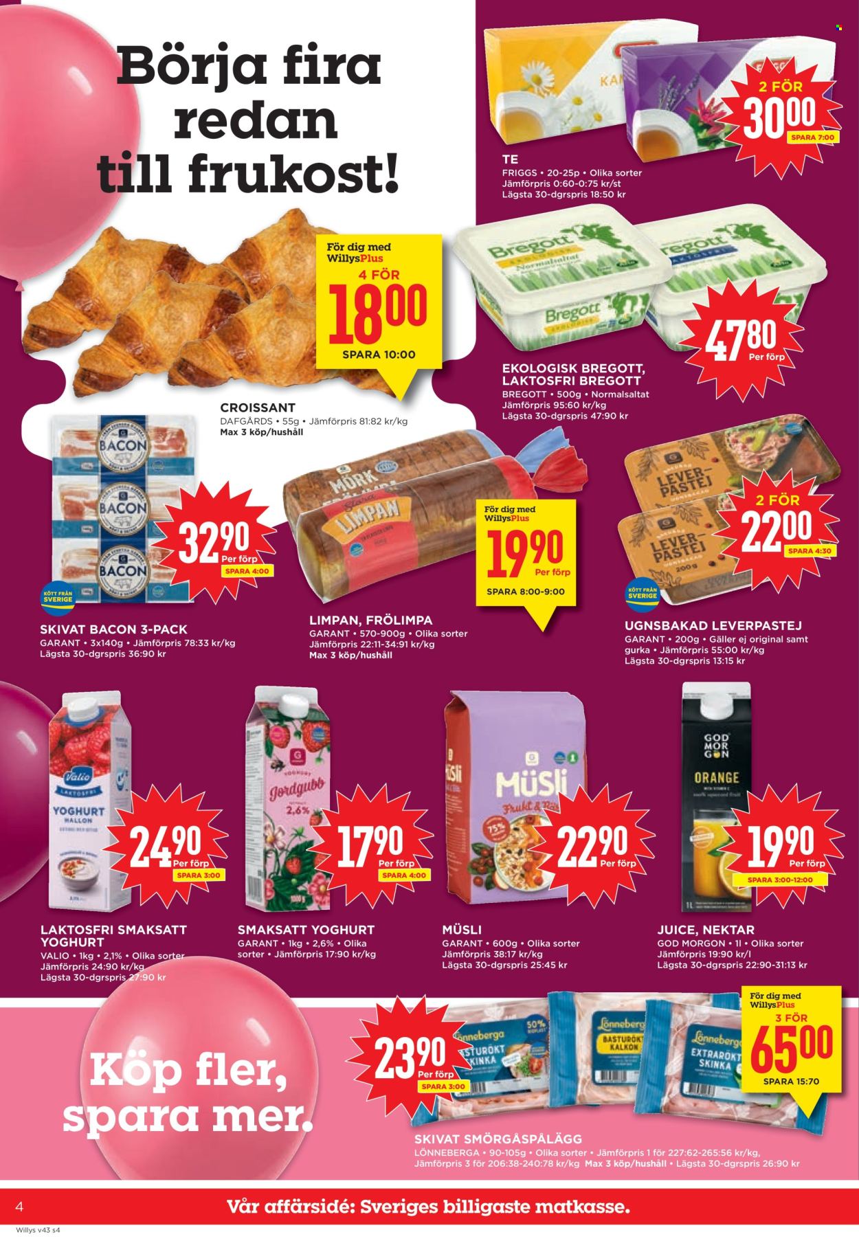 Willys reklamblad - 19/10 2026 - 25/10 2026. Sida 4