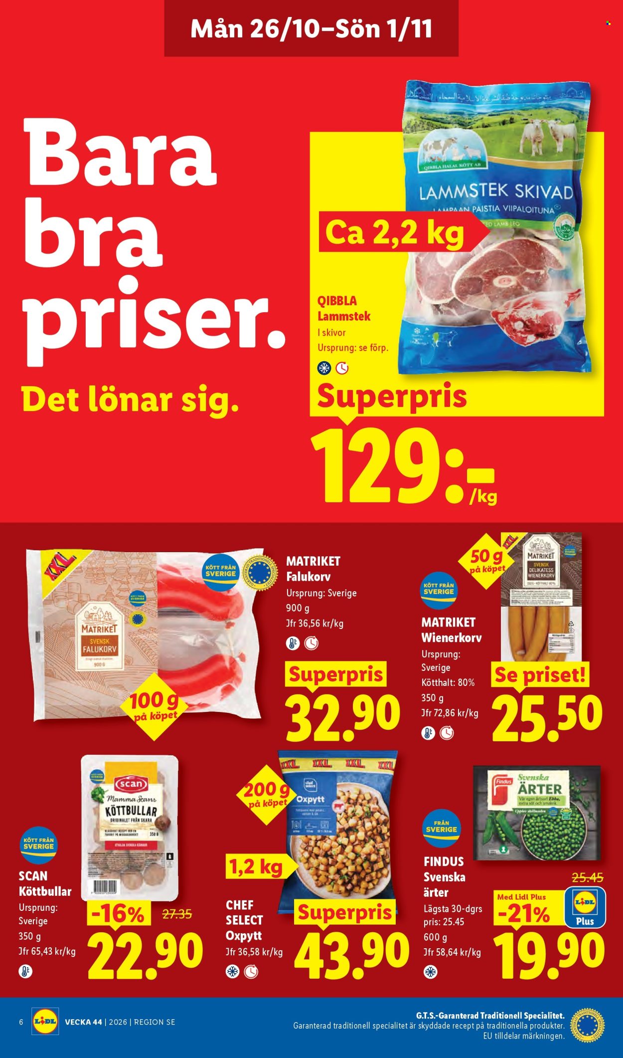 Lidl reklamblad - 26/10 2026 - 1/11 2026. Sida 6