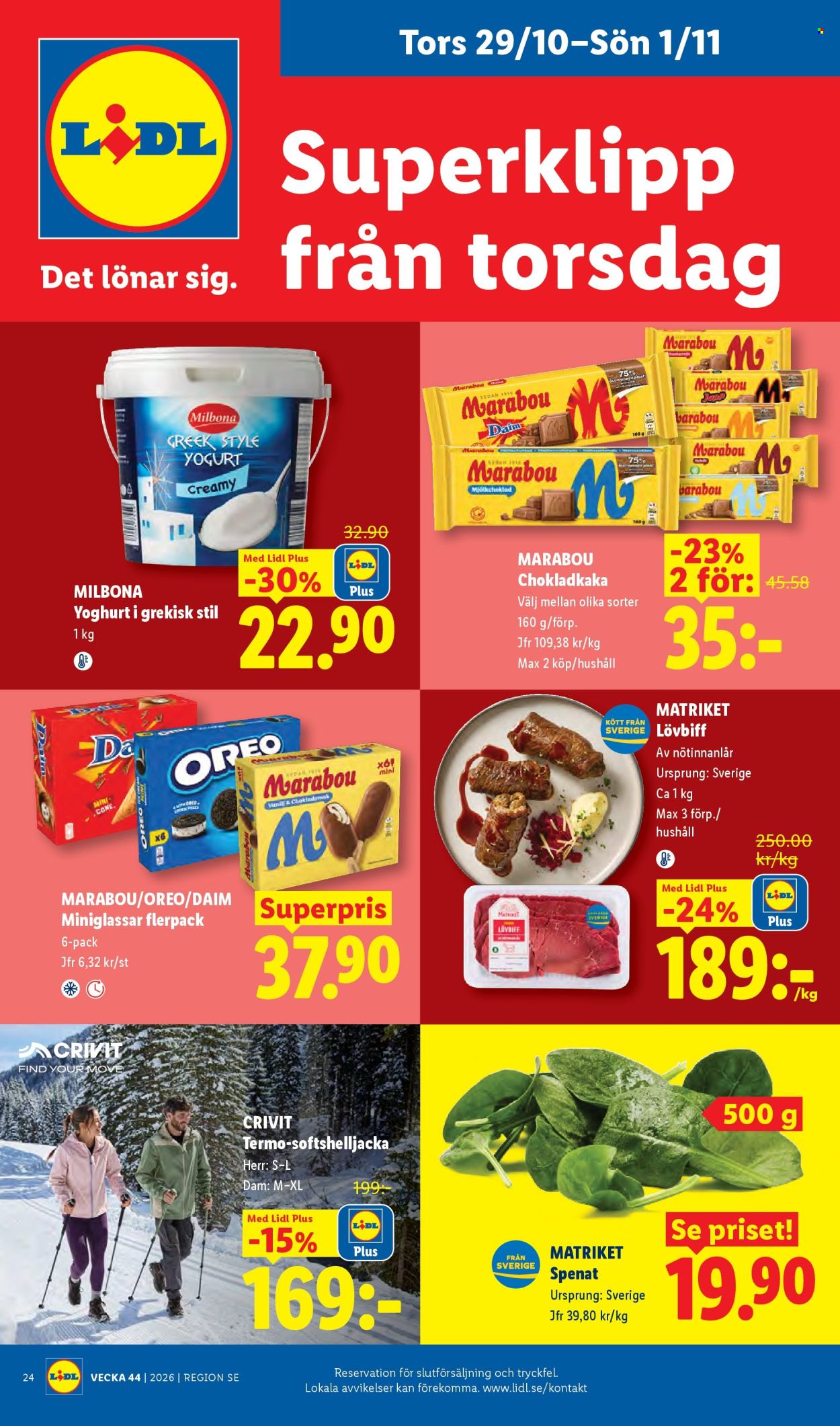 Lidl reklamblad - 26/10 2026 - 1/11 2026. Sida 28
