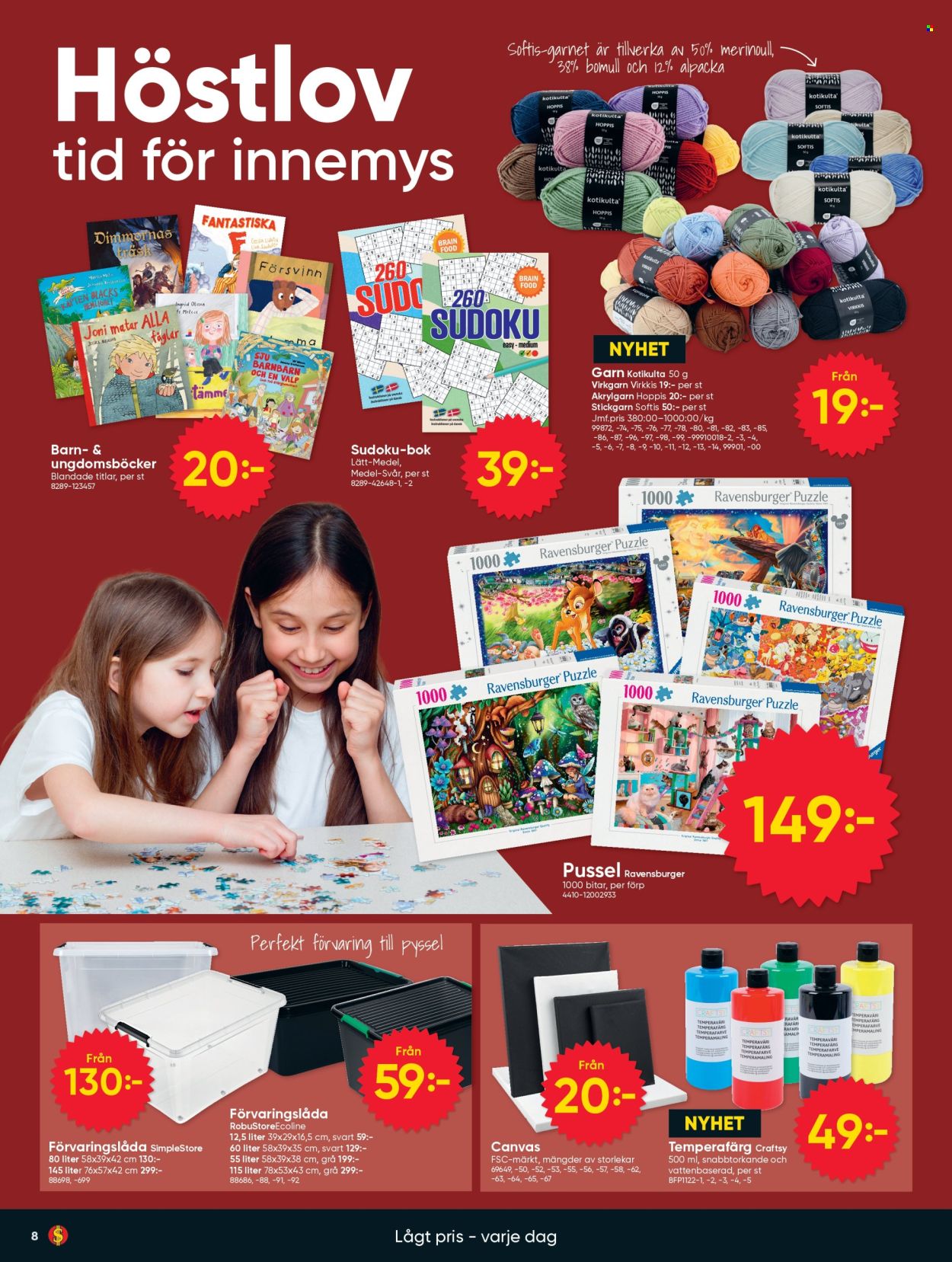 DollarStore reklamblad - 19/10 2026 - 25/10 2026. Sida 8