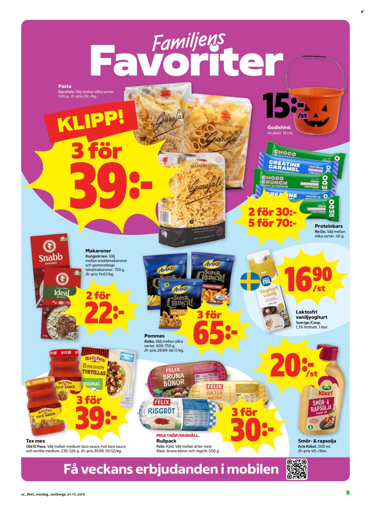 Stora Coop reklamblad - 19/10 2026 - 25/10 2026. Sida 9