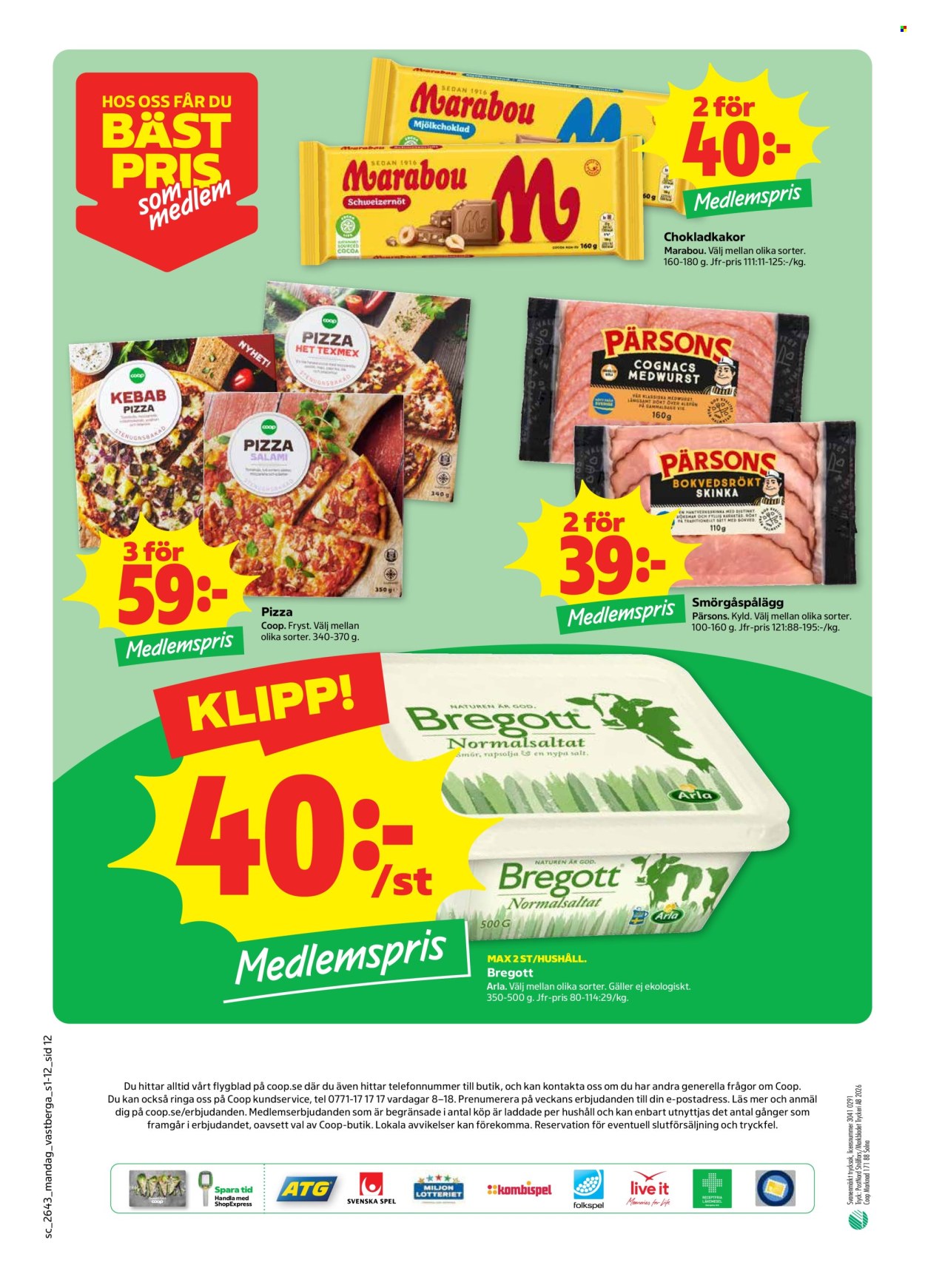 Stora Coop reklamblad - 19/10 2026 - 25/10 2026. Sida 12