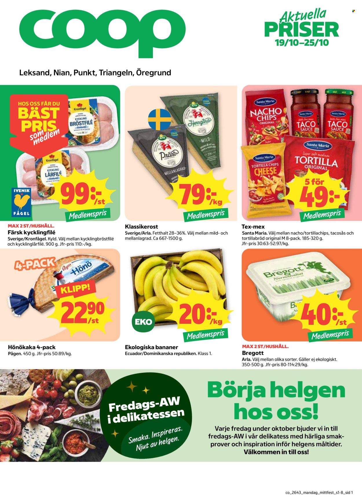 Coop reklamblad - 19/10 2026 - 25/10 2026. Sida 1