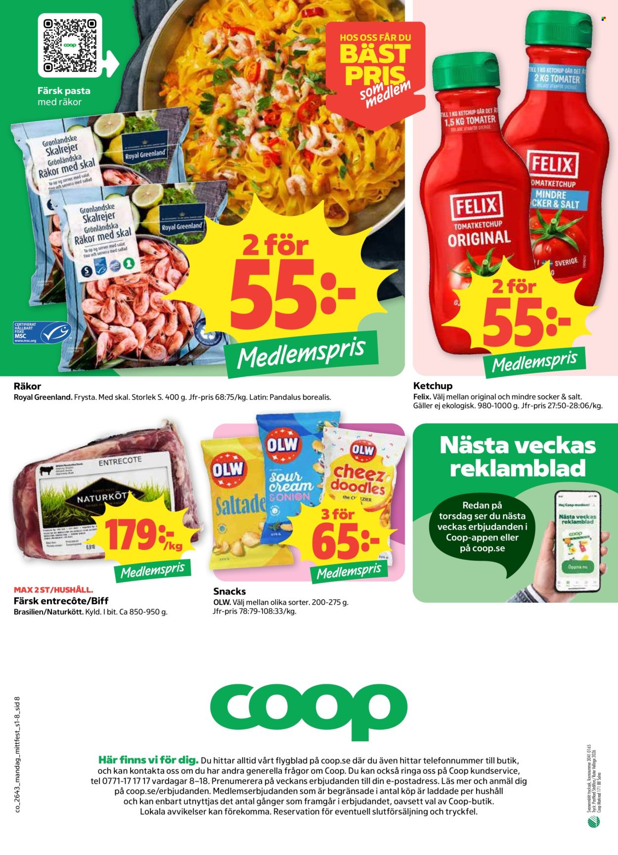 Coop reklamblad - 19/10 2026 - 25/10 2026. Sida 8