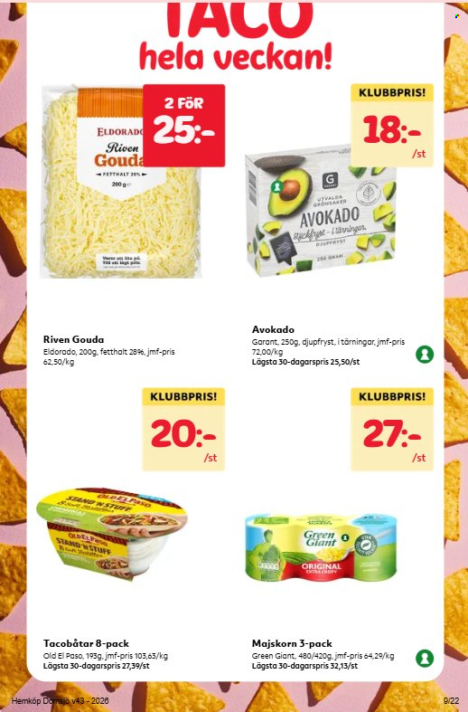 Hemköp reklamblad - 19/10 2026 - 25/10 2026. Sida 9