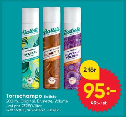 Torrschampo Batiste