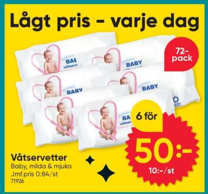 Våtservetter