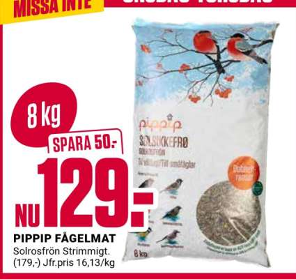 PIPPIP FÅGELMAT