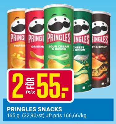 Pringles snacks