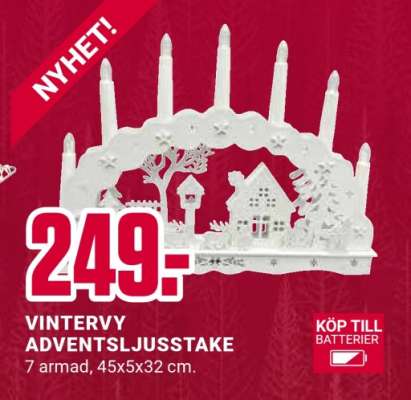 VINTERVY ADVENTSLJUSSTAKE