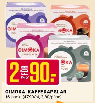 GIMOKA KAFFEKAPSLAR