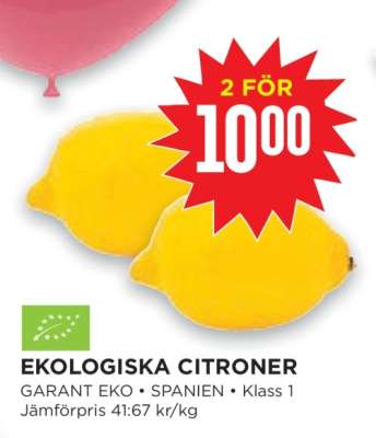 Ekologiska Citroner