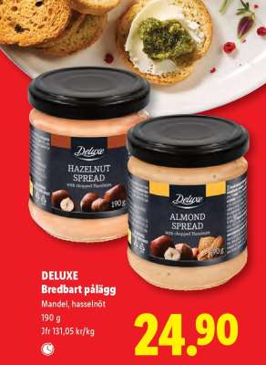 DELUXE Bredbart pålägg