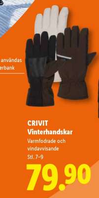 CRIVIT Vinterhandskar