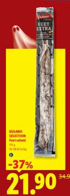 DULANO SELECTION Fuet salami