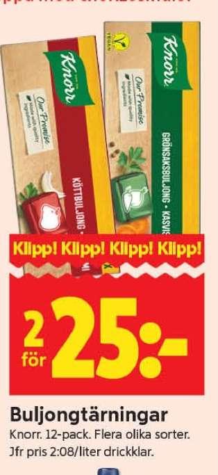 Buljongtärningar