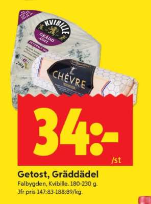 GETOST, GRÄDDÄDEL