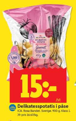 Delikatesspotatis i påse