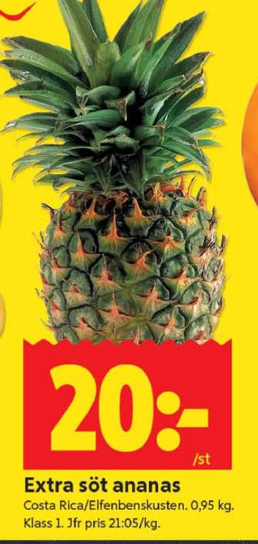 Extra söt ananas