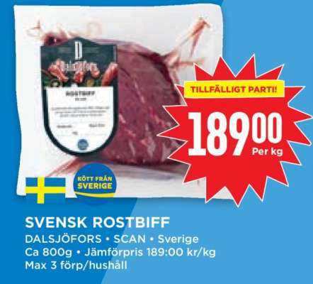 Svensk rostbiff