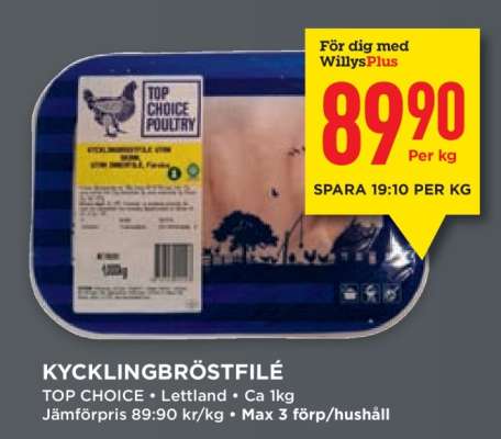KYCKLINGBRÖSTFILÉ