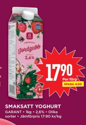 SMAKSATT YOGHURT