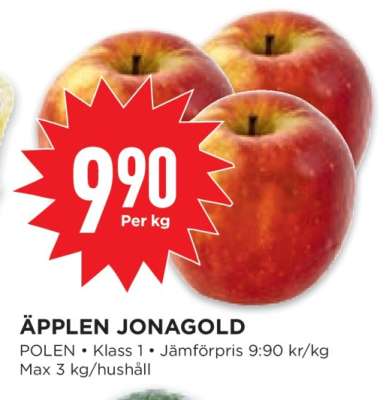 Äpplen Jonagold