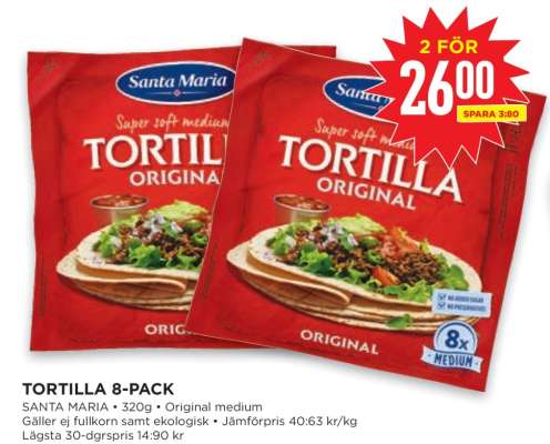 TORTILLA 8-PACK