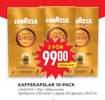KAFFEKAPSLAR 10-PACK