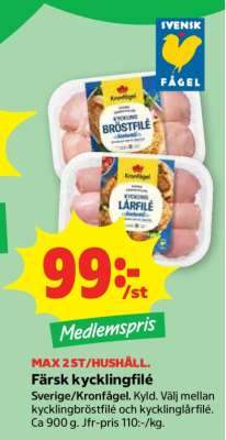 Färsk Kycklingfilé