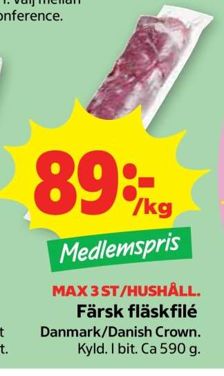Färsk Fläskfilé
