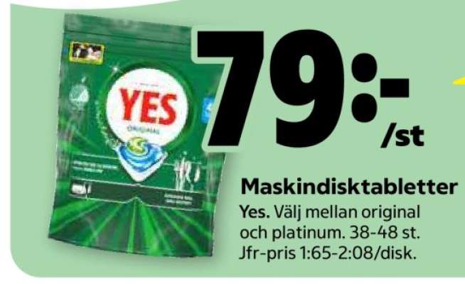 MASKINDISKTABLETTER