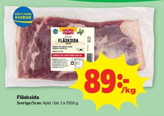 Fläsksida